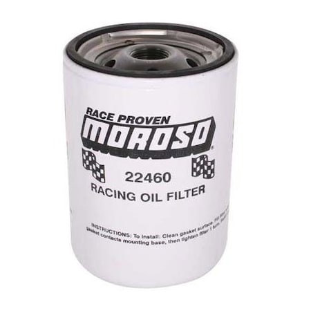 Moroso OIL FILTER, CHEVY, RACING 22460